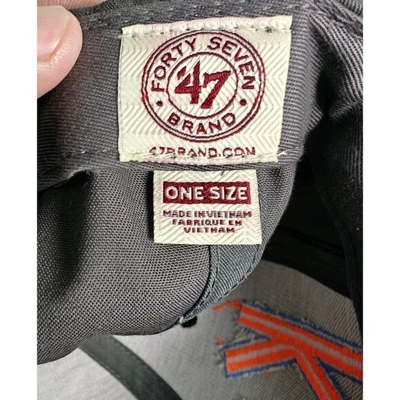 New York Knicks Hat Cap Snapback NBA Basketball Mens 47 Brand Hardwood Classics - Picture 9 of 12